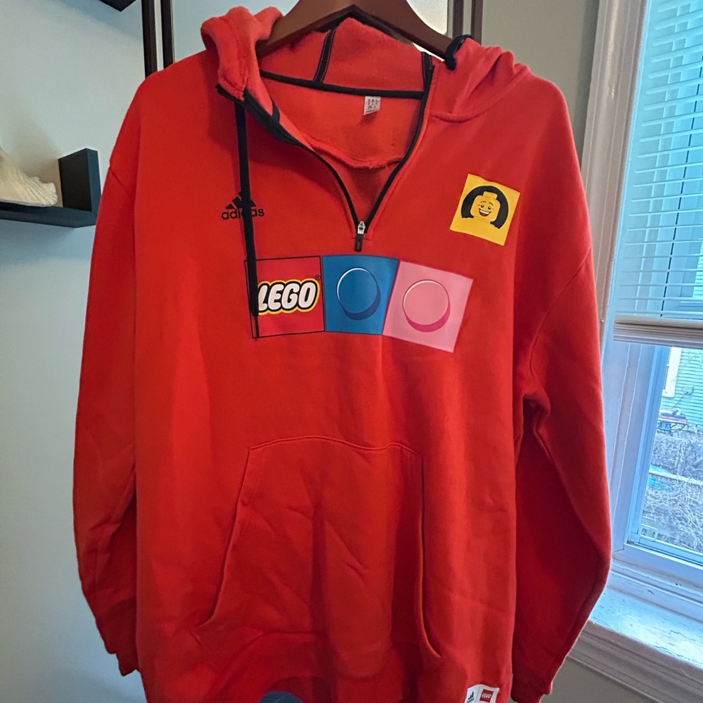 Adidas Red LEGO Hoodie